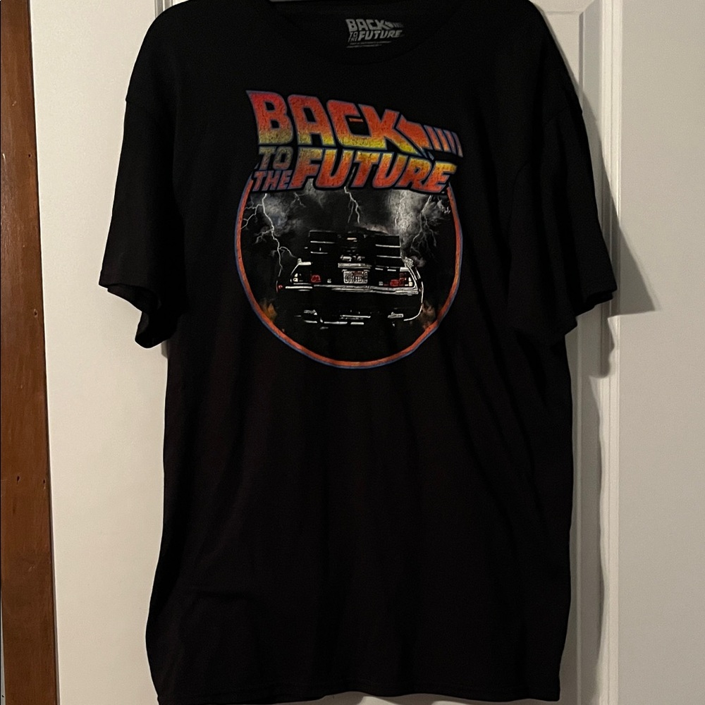 Back to the Future Black Graphic Tee - Picture 1 of 4